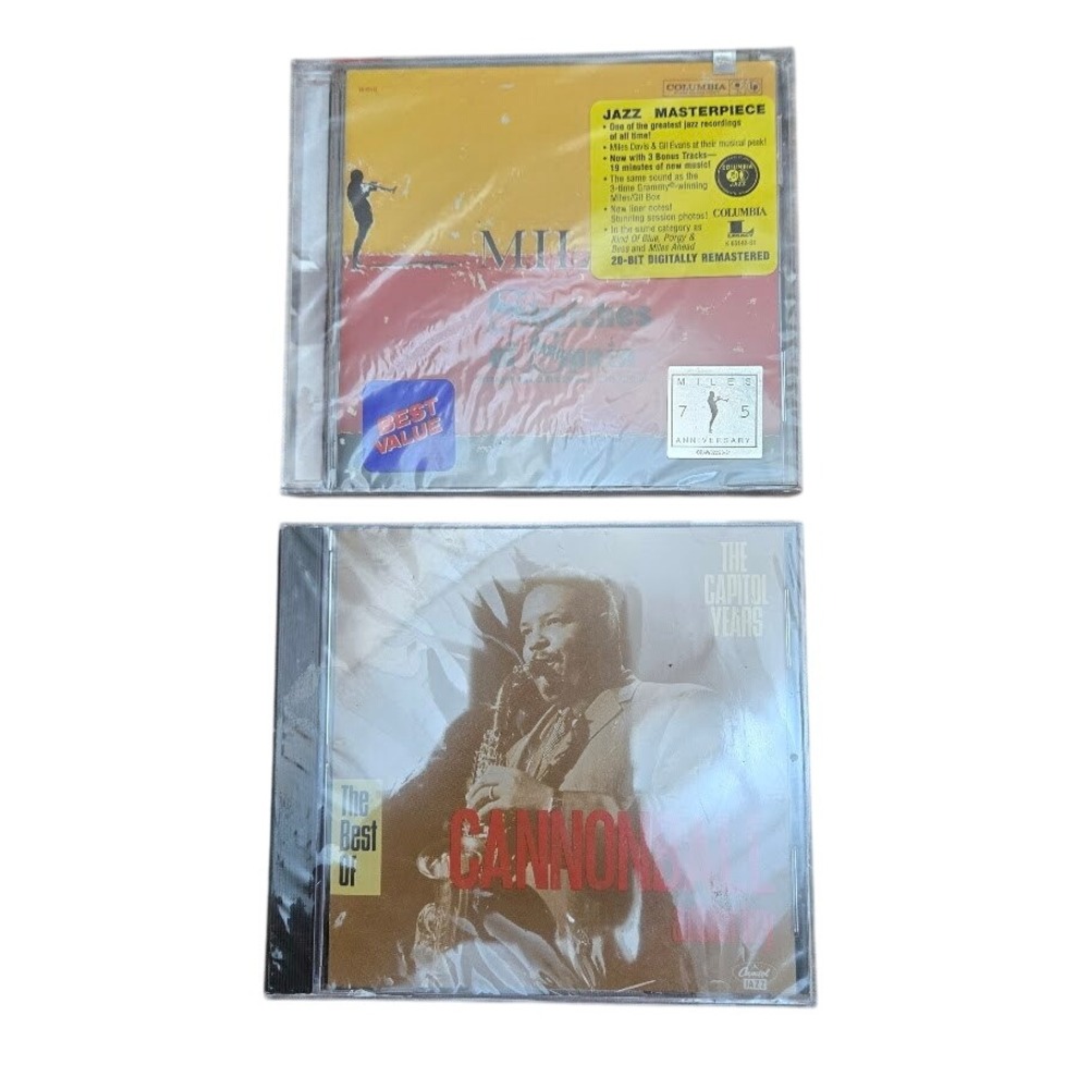 Sealed Miles Davis‎ Sketches of Spain & Cannonball Adderley Capitol Years CDs